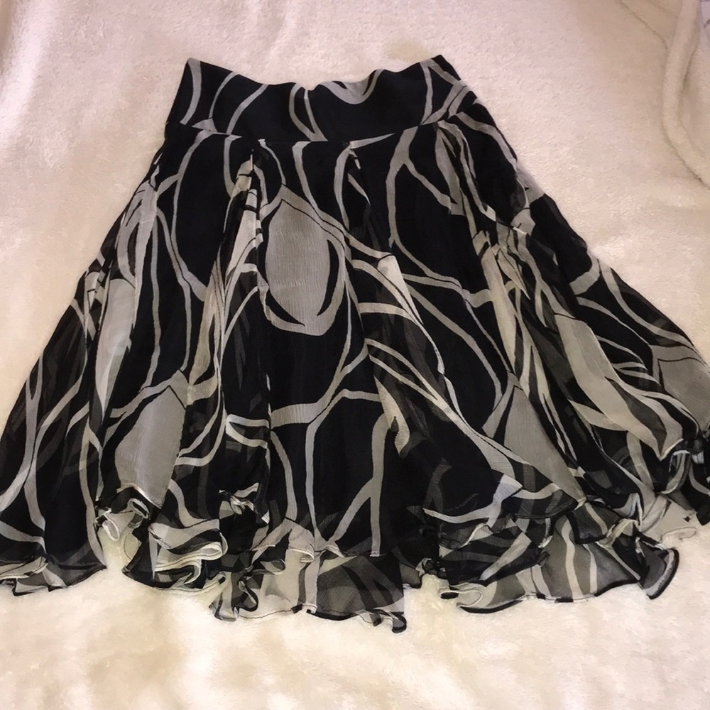Beautiful Zara Silk Skirt Sz L